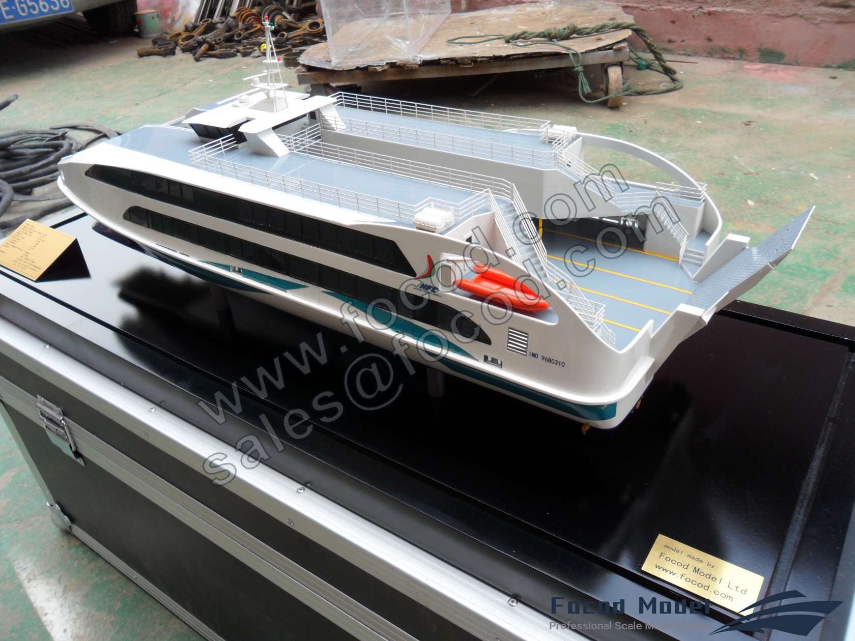 customized model of 45.8m ROPAX FERRY